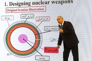 Thủ tướng Israel Benjamin Netanyahu luôn phản đối chương trình hạt nhân của Iran. Ảnh: THE TIMES OF ISRAEL