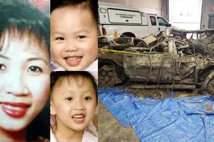 Cảnh sát Mỹ kiểm tra xương người tìm thấy trong xe 3 mẹ con gốc Việt mất tích