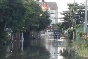  Vụ bung cống ngăn triều quận 12, mất cả tuần sửa chữa