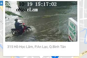 Nhiều phương án giải cứu điểm ngập nặng nhất Bình Tân