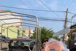 Bắt nhóm trộm vật liệu xây dựng sau bão số 4 