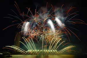 Đêm thứ 3 lễ hội pháo hoa quốc tế Đà Nẵng: Các đội vô địch trổ tài