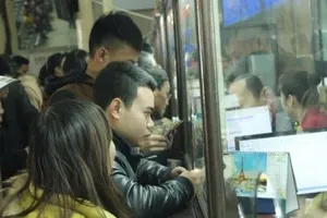 Thêm và ngừng chạy nhiều chuyến tàu trước và sau lễ