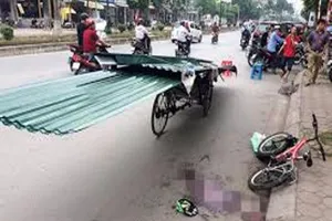 Hai người chết do tôn cứa cổ, yêu cầu siết xe thô sơ