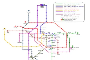 Bản đồ nhà ga Cát Linh - Hà Đông “chôm” của sinh viên