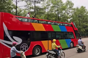 Ngày mai xe buýt 2 tầng xuất hiện tại Hà Nội