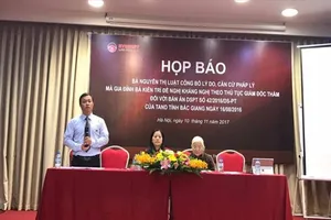 Bà Nguyễn Thị Luật tổ chức họp báo là sai quy định