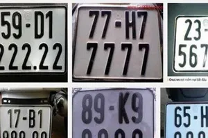 Đề xuất đấu giá biển số xe máy, giá khởi điểm không thấp hơn 5 triệu đồng