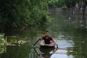 Bí thư Hà Nội thị sát vùng rốn lũ Chương Mỹ 