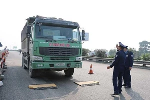 Tháng 1, tước 467 giấy phép của tài xế vi phạm tải trọng