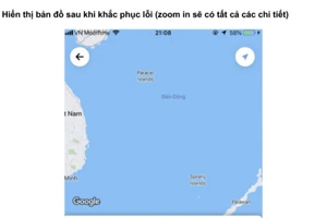 GoViet xin lỗi về app không gõ được từ Hoàng Sa, Trường Sa