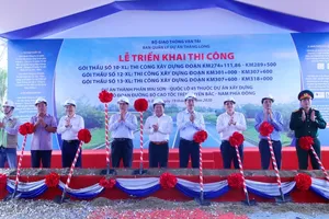 Khởi công tiếp ba gói thầu ở dự án Mai Sơn – Quốc lộ 45