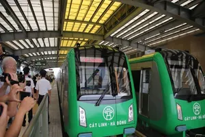 Cuối tháng 4 sẽ khai thác thương mại dự án Cát Linh – Hà Đông