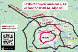 2 phương án làm đường Vành đai 4 TP.HCM qua tỉnh Bà Rịa - Vũng Tàu