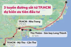 Đề xuất mới nhất về việc đầu tư tuyến đường sắt TP.HCM – Cần Thơ