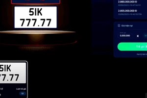 Giá biển số xe ô tô đẹp TP.HCM hạ nhiệt, người mua cân nhắc hơn