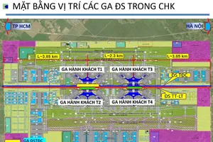 ACV thông tin vị trí 2 tuyến đường sắt kết nối với sân bay Long Thành