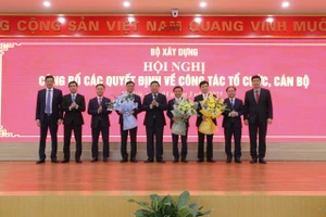 Bộ Xây dựng bổ nhiệm hàng loạt nhân sự mới