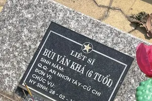 Cục Người có công khẳng định không có ‘liệt sĩ 6 tuổi’ như thông tin trên mạng