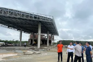 Lãnh đạo Cục Đường bộ kiểm tra, chấn chỉnh tiến độ xây trạm dừng nghỉ cao tốc Bắc – Nam