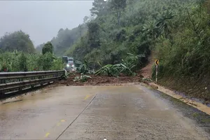 Đường Hồ Chí Minh qua Đà Nẵng, Quảng Ngãi sạt lở nhiều điểm