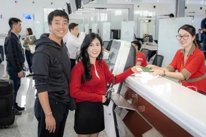 Sân bay Nội Bài lần đầu tiên bố trí quầy gửi hành lý tự động và máy soi chiếu hiện đại bậc nhất