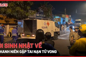 Video: Đang đi sinh nhật về, thanh niên lao xe lên vỉa hè tử vong