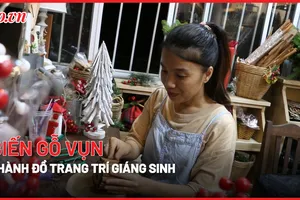 Video: Cô gái kiếm tiền triệu nhờ biến gỗ vụn thành đồ trang trí giáng sinh