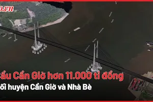 Phối cảnh cầu Cần Giờ hơn 11.000 tỉ đồng nối huyện Cần Giờ và Nhà Bè