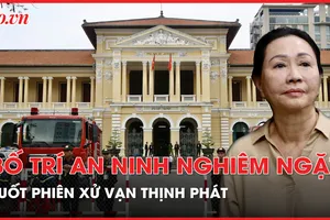 Bố trí an ninh nghiêm ngặt trong suốt phiên xử Vạn Thịnh Phát