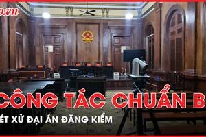 Hoàn tất công tác chuẩn bị khu vực xét xử cho đại án đăng kiểm tại TAND TP.HCM
