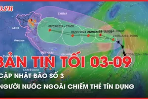 Bản tin tối 3-9: Cập nhật tình hình bão số 3 đang rất mạnh; Bí mật đáng sợ trong phòng trọ của hai vợ chồng trẻ