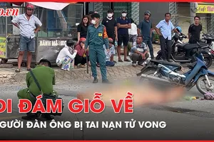 Đi đám giỗ về, người đàn ông bị tai nạn tử vong tại chỗ