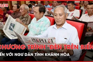'Cùng ngư dân thắp sáng đèn trên biển' đến với bà con tỉnh Khánh Hòa