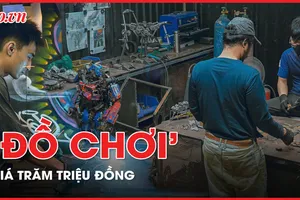 'Hô biến' linh kiện xe cũ thành đồ chơi giá trăm triệu đồng