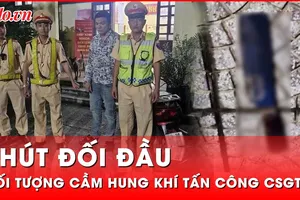 Tin nóng 27-11: Phút đối đầu đối tượng cầm hung khí tấn công cảnh sát giao thông