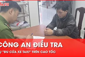 Video: Triệu tập hai người trong vụ 'đu cửa xe taxi' trên cao tốc Liên Khương – Prenn