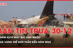 Bản tin trưa 30-12: Hai người sống sót sau thảm kịch máy bay Hàn Quốc kể phút sinh tử