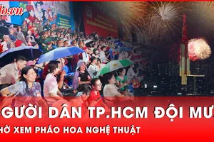  Màn pháo hoa nghệ thuật tuyệt sắc mừng đại lễ 30-4