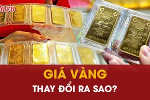 Giá vàng trong nước thay đổi ra sao?