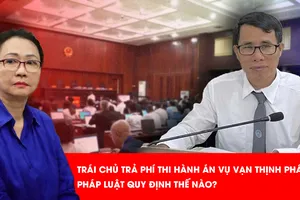 Pháp lý việc trái chủ vụ Vạn Thịnh Phát phải trả phí thi hành án