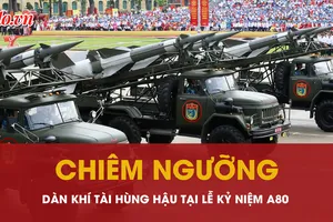 Mãn nhãn với dàn khí tài hùng hậu tại Lễ kỷ niệm A80