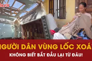 Người dân vùng bị lốc xoáy ở Ninh Bình: ‘Không biết phải bắt đầu lại từ đâu…!’