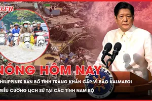 Philippines ban bố tình trạng khẩn cấp vì bão Kalmeagi; Triều cường lịch sử ở các tỉnh Nam Bộ