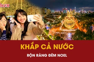 Người dân cả nước hân hoan xuống phố đón Giáng sinh