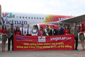 Cảng hàng không Đà Nẵng đón hành khách thứ 5 triệu