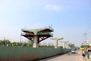 Cận cảnh tuyến Metro số 1 Bến Thành – Suối Tiên đang dần hình thành