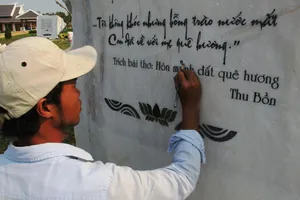 Sửa thơ sai ở công trình Tượng đài mẹ Việt Nam anh hùng 