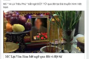 MC Lại Văn Sâm và trò đùa tàn ác của mạng xã hội