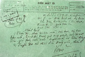 Đại tướng Võ Nguyên Giáp và bức điện lịch sử “Thần tốc, thần tốc hơn nữa…”